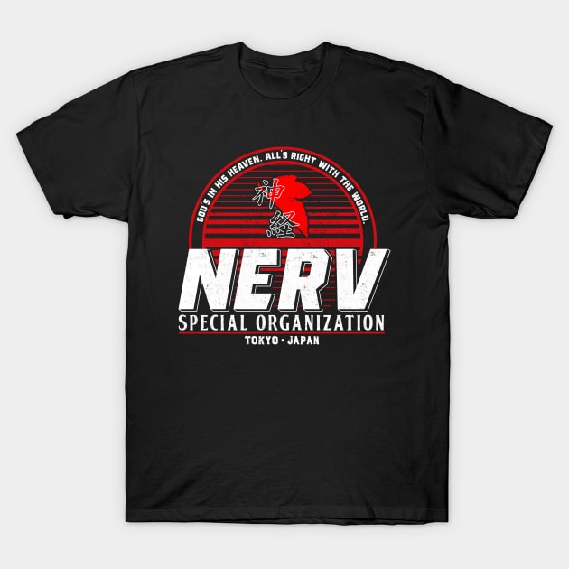 Nerv Evangelion T-Shirt by OniSide